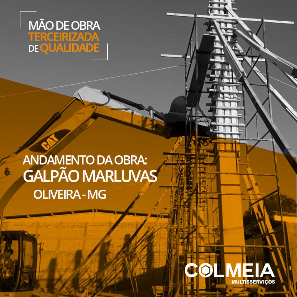 Construção do Galpão da Marluvas em Oliveira-MG